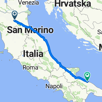 Via dell'Aeroporto, Bologna to Municipio Numero 5, Bari