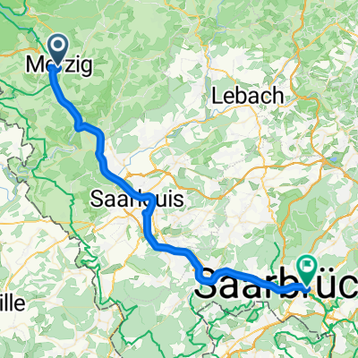 From Merzig to Saarbrücken