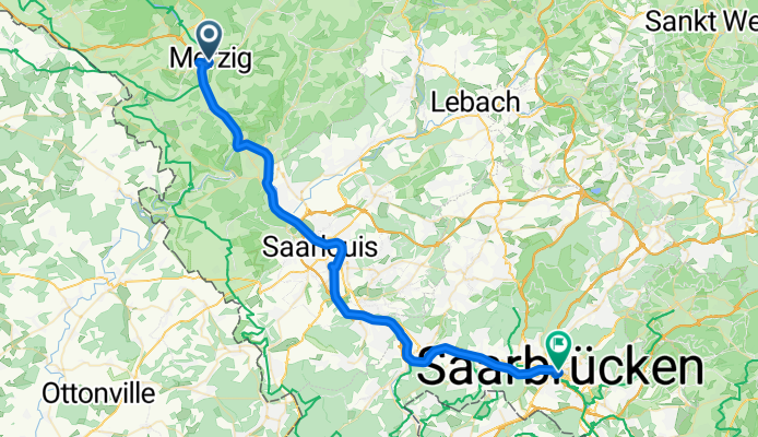 From Merzig to Saarbrücken