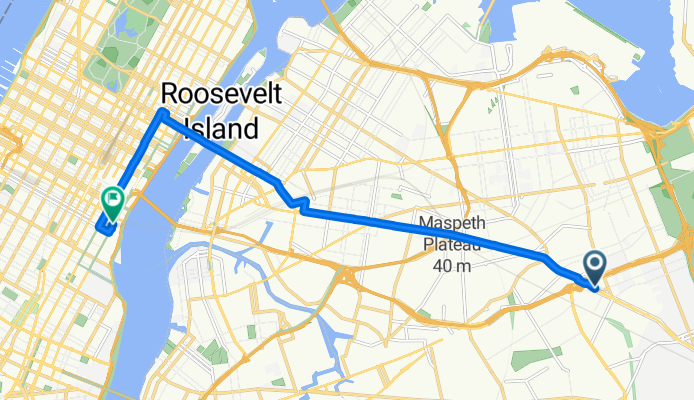 Queens Blvd, New York to E 34th St, New York