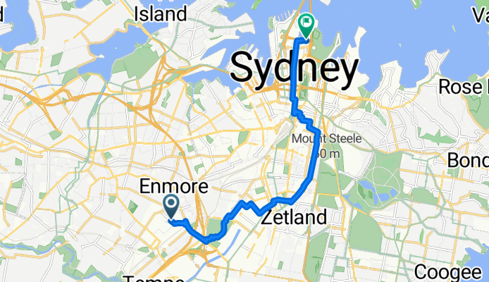 Edinburgh Road to Macquarie Street