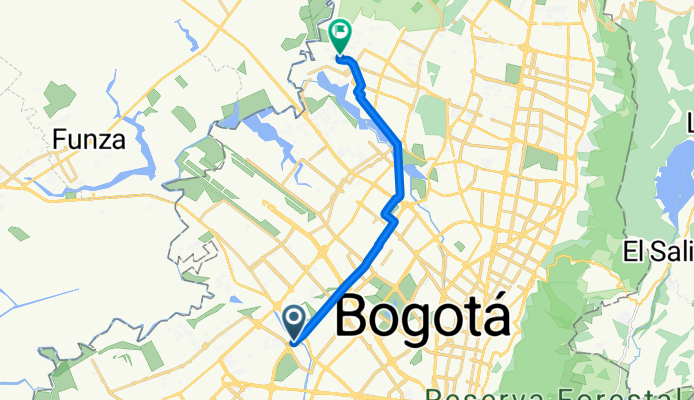 De Avenida Calle # 12-88 a Calle 142f Bis 138A-84