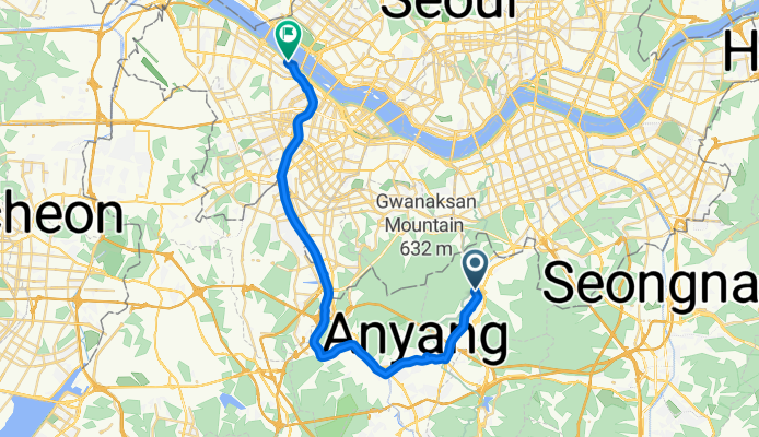 안양시 - 광명시