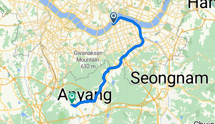 서울특별시 - 안양시