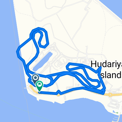 Al Hudayriat Island, Abu Dhabi to Al Hudayriat Island, Abu Dhabi