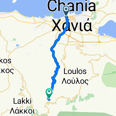 Stylianou Makraki, Chania to Theriso