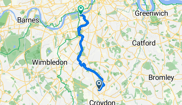 Mayday Road, Thornton Heath to Circus Road East, London