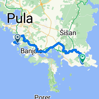 Ulica Verudella, Pula to Ližnjan