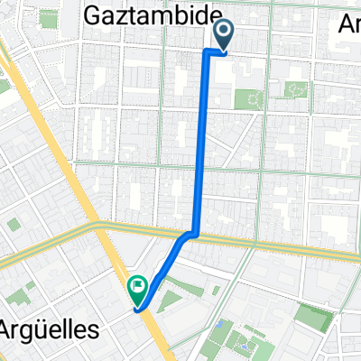 De Calle de Blasco de Garay B a Calle del Tutor