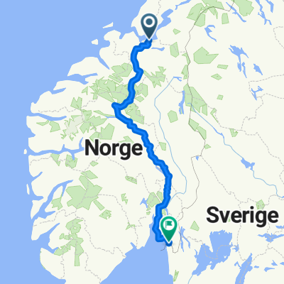 EuroVelo 3, Pilgrimsroute, Nidaros - Hamar - Oslo - Sweden