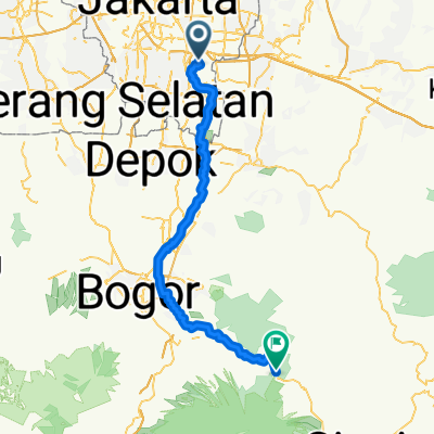 Jalan Raya Halim Perdanakusuma to Jalan Raya Puncak Km.