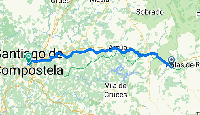 Melide - Santiago de Compostela