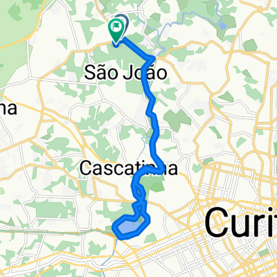 Avenida Fredolin Wolf, Curitiba a Paysage Evergreen Condomínio, Curitiba