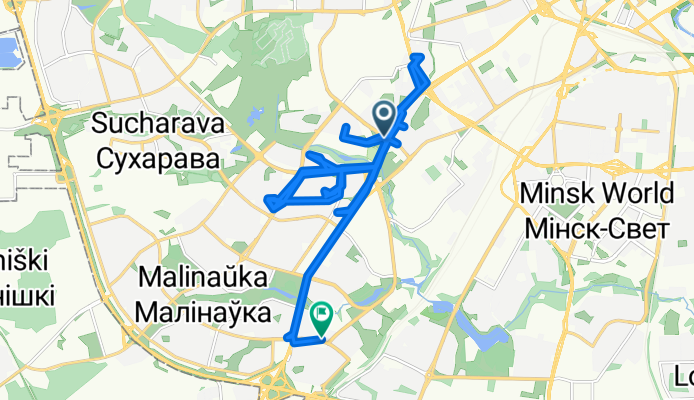 От ул. Ложинская до улица Яна Чечота 36-409