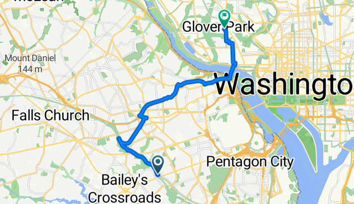 S Four Mile Run Dr, Arlington to Benton St NW, Washington