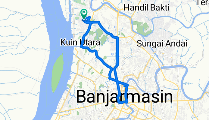 Route to Jalan HKSN Kompleks Amd Permai No.199