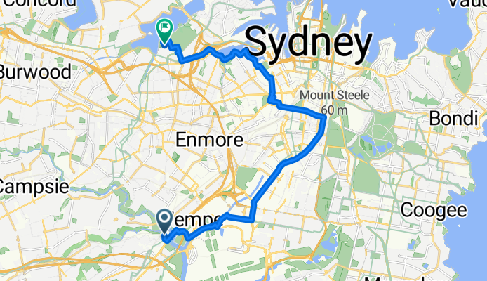 Brodie Spark Dr, Wolli Creek to Mary St, Lilyfield