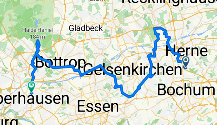 Halden von Herne - Oberhausen