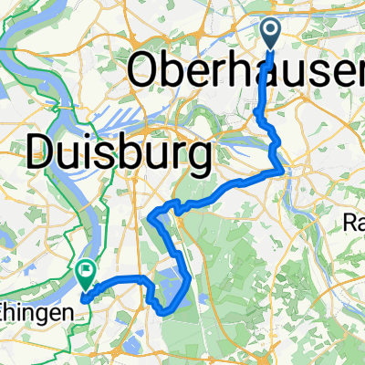 Halden von Oberhausen - Hochfeld