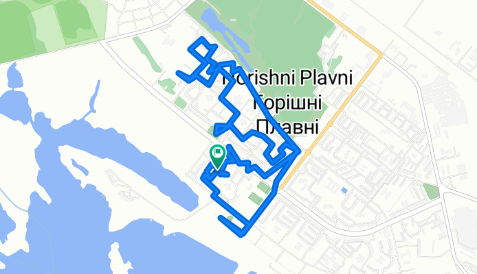 проспект Героїв Дніпра 83, Горішні Плавні to проспект Героїв Дніпра 83, Горішні Плавні