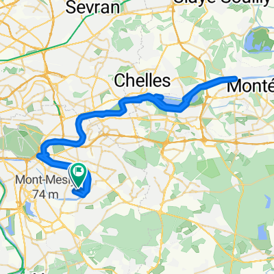 Avenue Michelet, Saint-Maur-des-Fossés à Avenue Michelet, Saint-Maur-des-Fossés