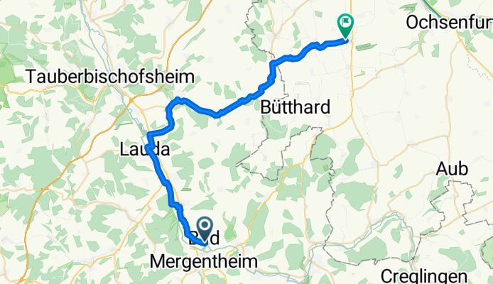 Von Giebelstadt bis Bad Mergentheim