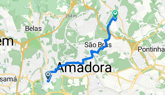 Rua Padre Inácio Antunes to Rua Cidade de Coimbra