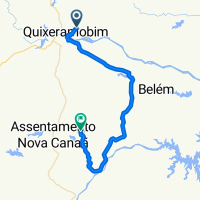 De Rua Liberato de Freitas a Fazenda Canhotinho