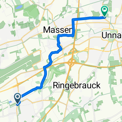 Hauptstraße, Holzwickede nach Parkstraße, Unna