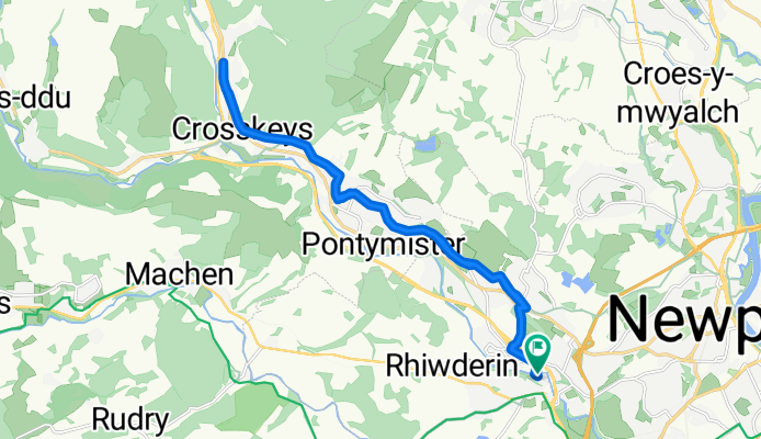 Rhymney Way, Newport to Rhymney Way, Newport