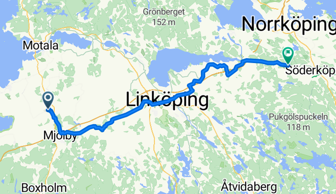 Mjölby - Söderköping