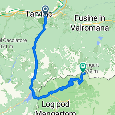 Predil u. Mangart v. Tarvis