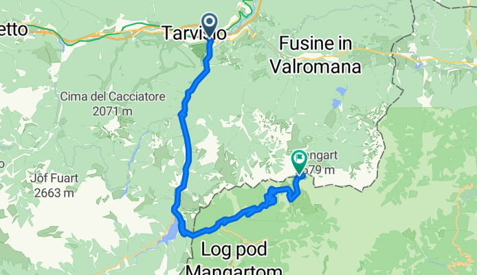 Predil u. Mangart v. Tarvis