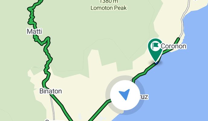 Foto 2 de la ruta de Bikemap "Route to Upper Palawan UST"