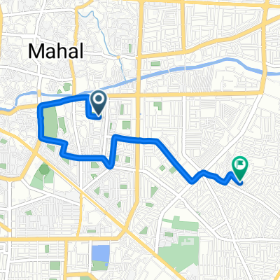 Ganesh Nagar Main Road, Nagpur to Manish Layout, Nagpur