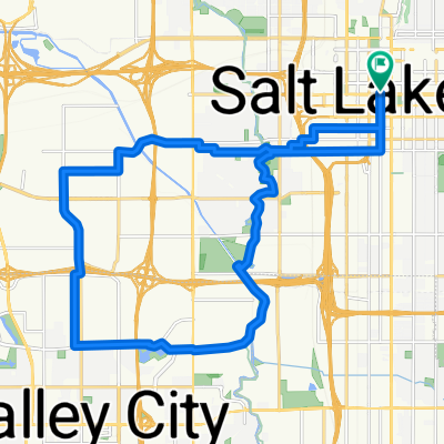 S Main St, Salt Lake City to S Main St, Salt Lake City