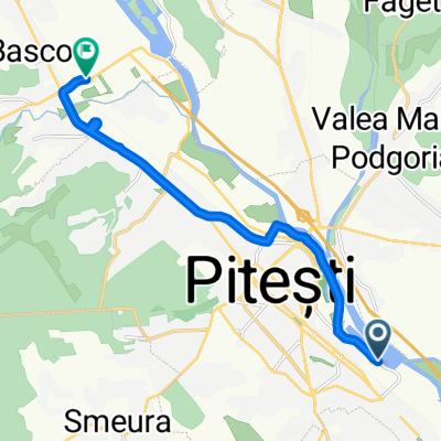 Strada Târgul din Vale, Pitești to Strada Serelor, Bascov