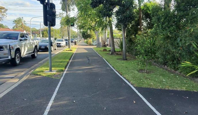 Zdjęcie 1 trasy Bikemap „Magney Ave, Regents Park to Henry Lawson Dr, East Hills”