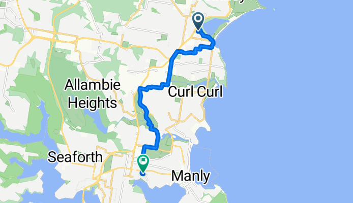 Hawkesbury Ave, Dee Why to Lauderdale Ave, Fairlight