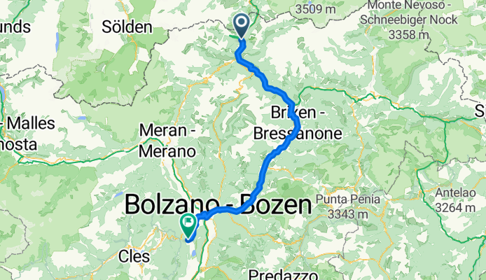 Von Brenner bis Kaltern an der Weinstrass