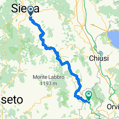 Von Siena bis Acquapendente