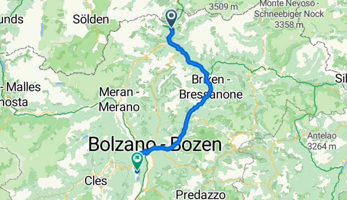 Von Brenner bis Kaltern an der Weinstrasse