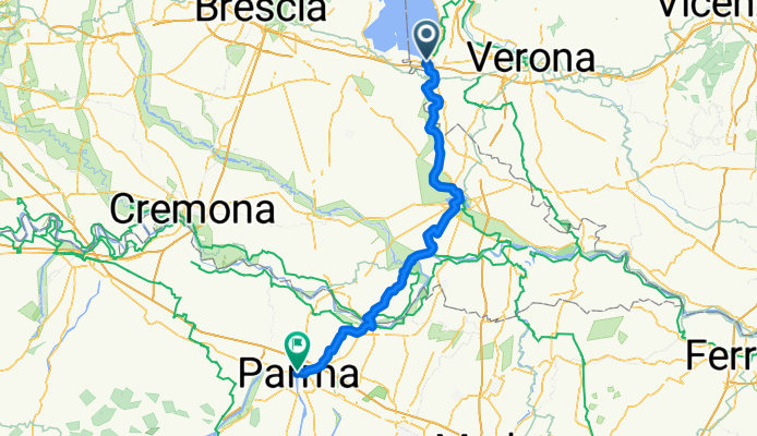 Von Peschiera del Garda bis Parma