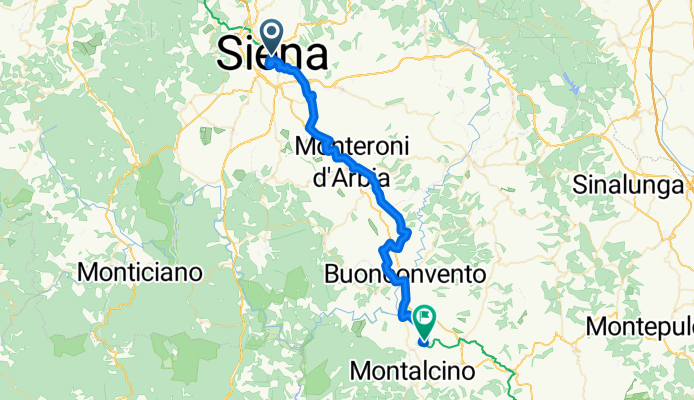 Siena - Montalcino