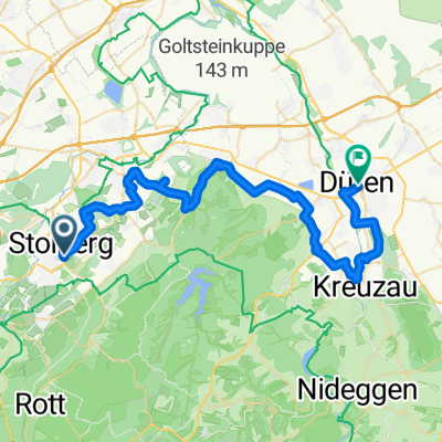 18 Wasserburgen-Route: Etappe 6b Stolberg-Düren