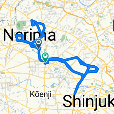 向山3丁目, 練馬区へ豊玉北5丁目, 練馬区