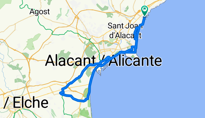 Route to Alicante - Kortare