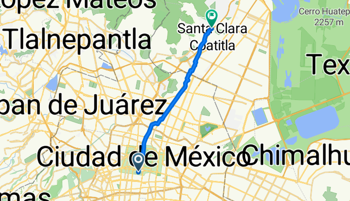 Itinéraire récupéré