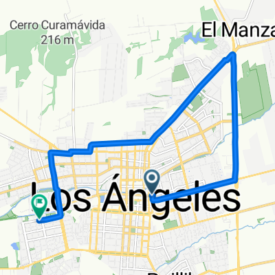 Almagro, Los Ángeles a Seminario, Los Ángeles