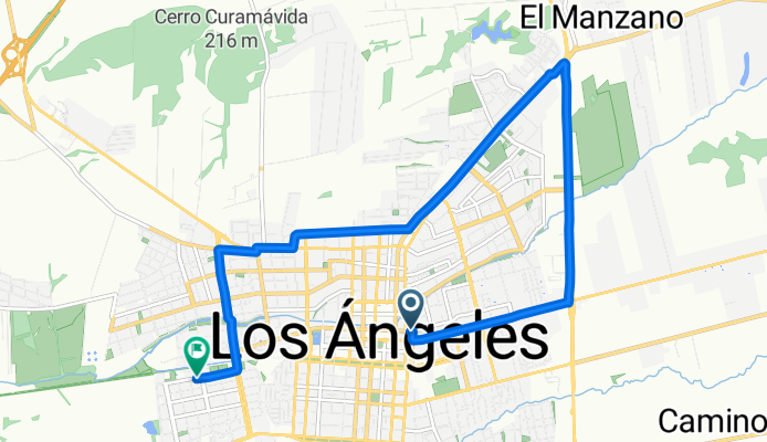 Almagro, Los Ángeles a Seminario, Los Ángeles